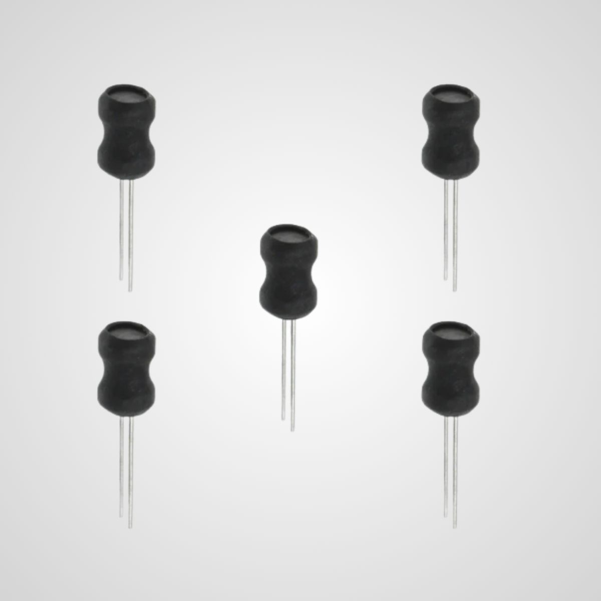 33uH DIP Power Inductor 9x12mm (Pack of 5) for electronic circuits and robotics.