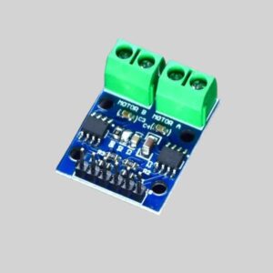 L9110S Dual Channel H-Bridge Motor Driver with green screw terminals.