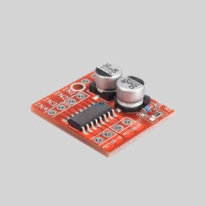 MX1508 Dual DC Motor Driver Module showing its compact size and dimensions.